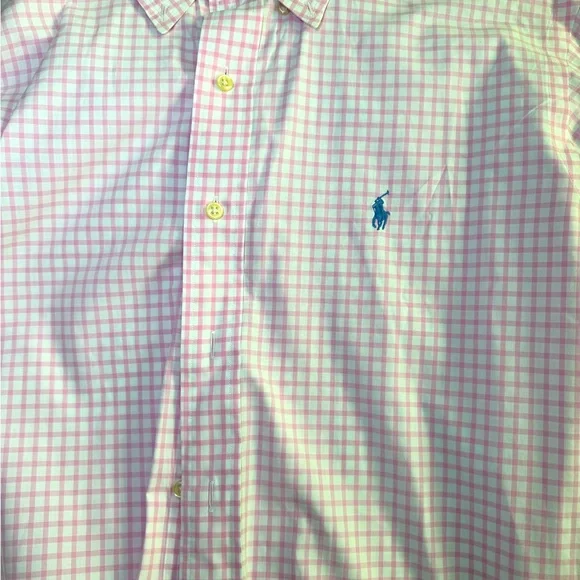Ralph Lauren Men's Checkered and Solid Dress Shirts x5 - Picture 5 of 7
